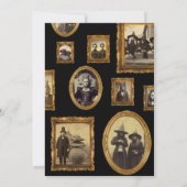  eigenaardigheden Spooky Halloween Party Kaart (Achterkant)