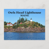 Eigenaards vuurtoren, Maine Briefkaart (Voorkant)