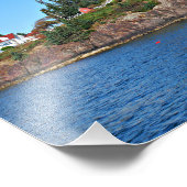 Eigenaards vuurtoren, Maine Foto Afdruk (Hoek)