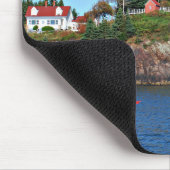 Eigenaards vuurtoren, Maine Mousepad Muismat (Hoek)
