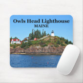 Eigenaards vuurtoren, Maine Mousepad Muismat (Met muis)