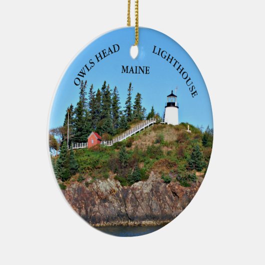 Eigenaards vuurtoren, Maine Ornament (Rechts)