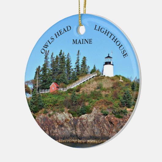 Eigenaards vuurtoren, Maine Ornament (Links)