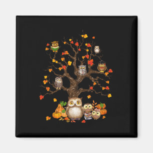 Eigenaars bladeren Herfst herfst Pumpkin Halloween Magneet