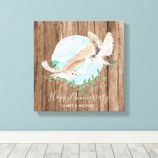 Eigenaars gepersonaliseerd canvas afdruk (Insitu (Houten vloer))