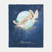 Eigenaars gepersonaliseerd fleece deken (Voorkant)