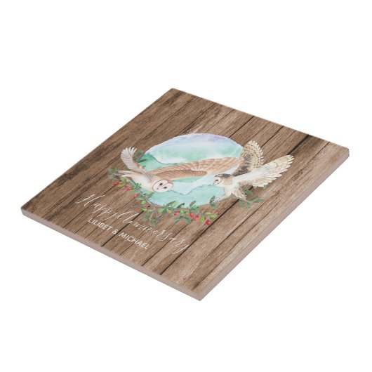 Eigenaars gepersonaliseerd tegeltje (Zijkant)