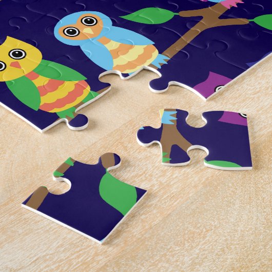 Eigenaars in de boom legpuzzel (Zijkant)