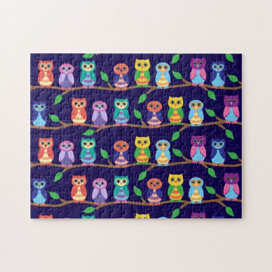 Eigenaars in de boom legpuzzel (Horizontaal)