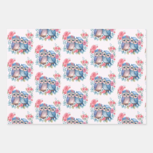 Eigenaars in de Zitting van de Liefde op een Gepat Inpakpapier Vel (Voorkant 3)