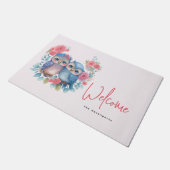 Eigenaars in de Zitting van de Liefde op een Ontha Deurmat (Schuin)