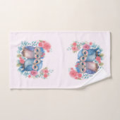 Eigenaars in de Zitting van de Liefde op een Tak v Bad Handdoek (Handdoek)