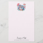 Eigenaars in de Zitting van de Liefde op een Tak v Briefpapier (Voorkant)