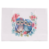 Eigenaars in de Zitting van de Liefde op een Tak v Groot Cadeauzakje (Achterkant)