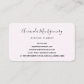 Eigenaars in de Zitting van de Liefde op een Tak v Visitekaartje (Achterkant)