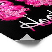 Eigenaars sparen een roze lintje-borst-kankercadea poster (Hoek)