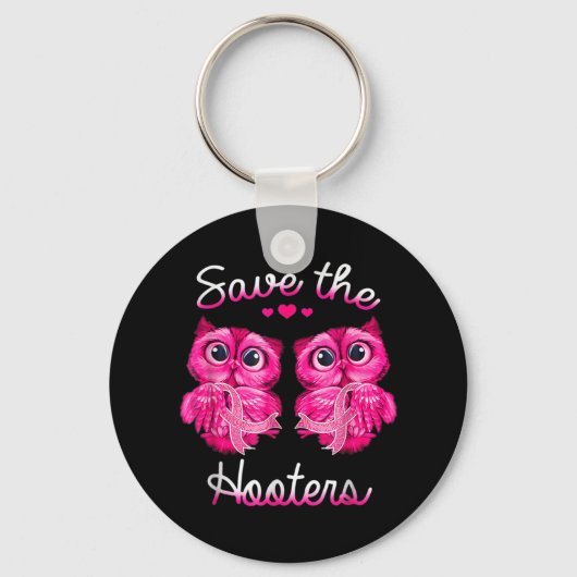 Eigenaars sparen een roze lintje-borst-kankercadea sleutelhanger (Voorkant)