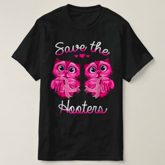 Eigenaars sparen een roze lintje-borst-kankercadea t-shirt (Design voorkant)