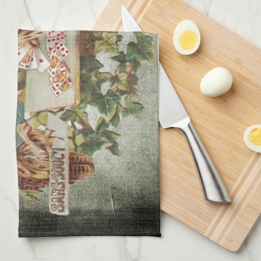 Eigenaars spelen theedoek (Quarter Fold)