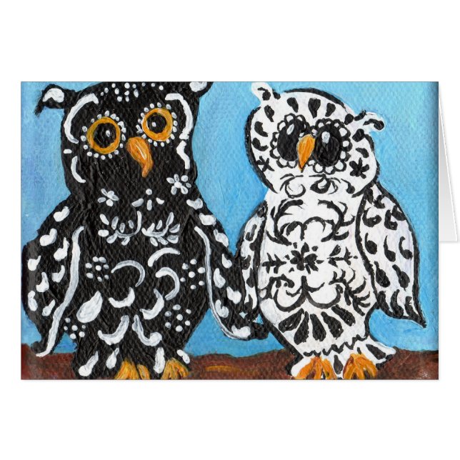 Eigenaars van Black & White Damask (Voorkant Horizontaal)