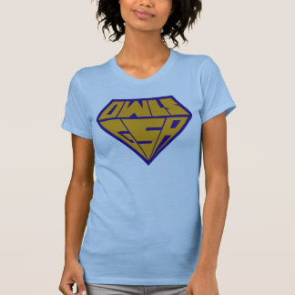 Eigenaars van GSA Superheld Logo Blue en Yellow T-shirt