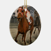 Eigenaars van prachtige paarden uit de Ras van Cla Keramisch Ornament (Rechts)