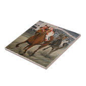 Eigenaars van prachtige paarden uit de Ras van Cla Tegeltje (Zijkant)