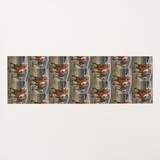 Eigenaars van prachtige paarden uit de Ras van Cla Yogamat (Achterkant (horizontaal))