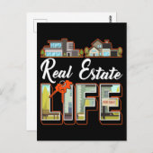 Eigenaarsagent Funny Broker Investor Briefkaart (Voorkant / Achterkant)