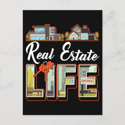 Eigenaarsagent Funny Broker Investor Briefkaart (Voorkant)