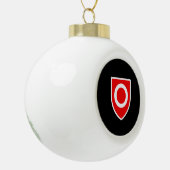 Eigenaarschap Trots Keramische Bal Ornament (Links)