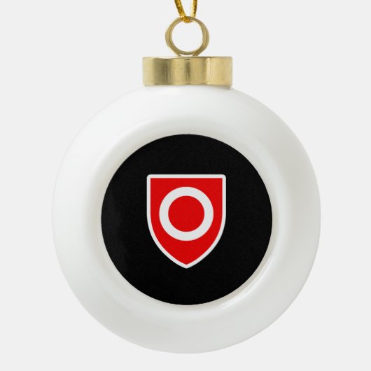 Eigenaarschap Trots Keramische Bal Ornament (Voorkant)