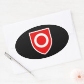 Eigenaarschap Trots Ovale Sticker (Envelop)