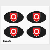 Eigenaarschap Trots Ovale Sticker (Vel)