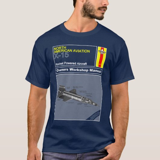 Eigenaarshandboek - NASA X-15 T-shirt (Voorkant)