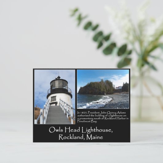 Eigenaarshoofdvuurtoren Briefkaart (Staand voorkant)