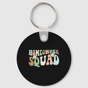 Eigenaarsteam - Nieuwe Huis Familie Matchende Groo Sleutelhanger