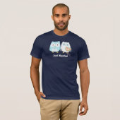 Eigenaren Bride en Groom Cute Passen getrouwd Mr.  T-shirt (Voorkant volledig)