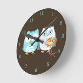 Eigenaren Bride en Groom - Cute Wedding Couple Ronde Klok (Hoek)