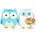 Eigenaren Bride en Groom - Fun Wedding Cake Topper Staand Fotobeeldje<br><div class="desc"></div>