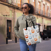 Eigenaren en bladeren tote bag