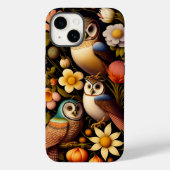 Eigenaren en bloemen | Modern Haeckel Case-Mate iPhone Case (Achterkant)