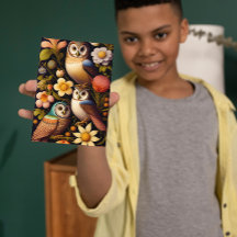 Eigenaren en bloemen | Modern Haeckel Greeting