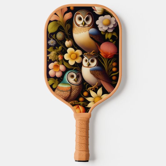 Eigenaren en bloemen | Modern Haeckel Pickleball Paddle (Achterkant)