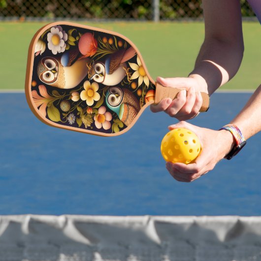 Eigenaren en bloemen | Modern Haeckel Pickleball Paddle (Insitu)