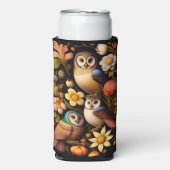 Eigenaren en bloemen | Modern Haeckel Seltzer Blikjeskoeler (Seltzer Voorkant)