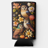 Eigenaren en bloemen | Modern Haeckel Seltzer Blikjeskoeler (Achterkant)