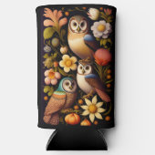 Eigenaren en bloemen | Modern Haeckel Seltzer Blikjeskoeler (Voorkant)