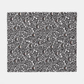 Eigenaren en botten fleece deken (Voorkant (Horizontaal))