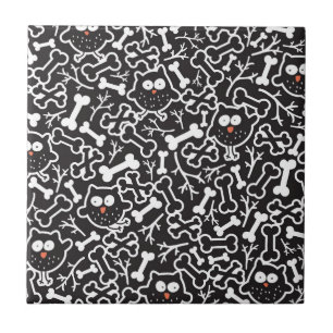 Eigenaren en botten tegeltje